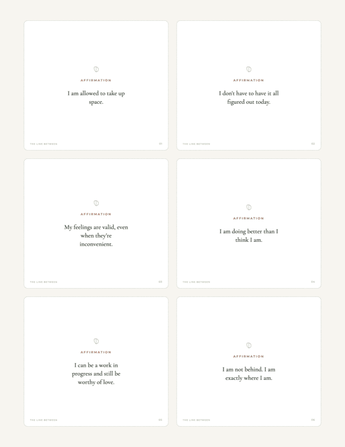 Preview of Affirmation Deck